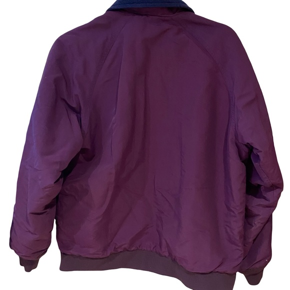 Lands End Womens Purple Nylon Navy Fleece Lined Lightweight Jacket. Sz -S - Picture 3 of 15